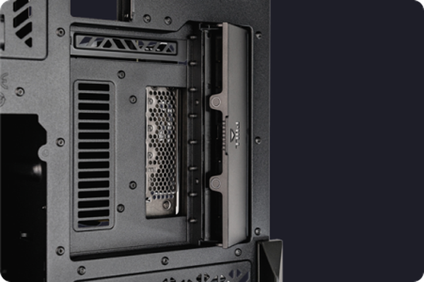 Tool-less Vertical GPU Mounting (Patent Pending)