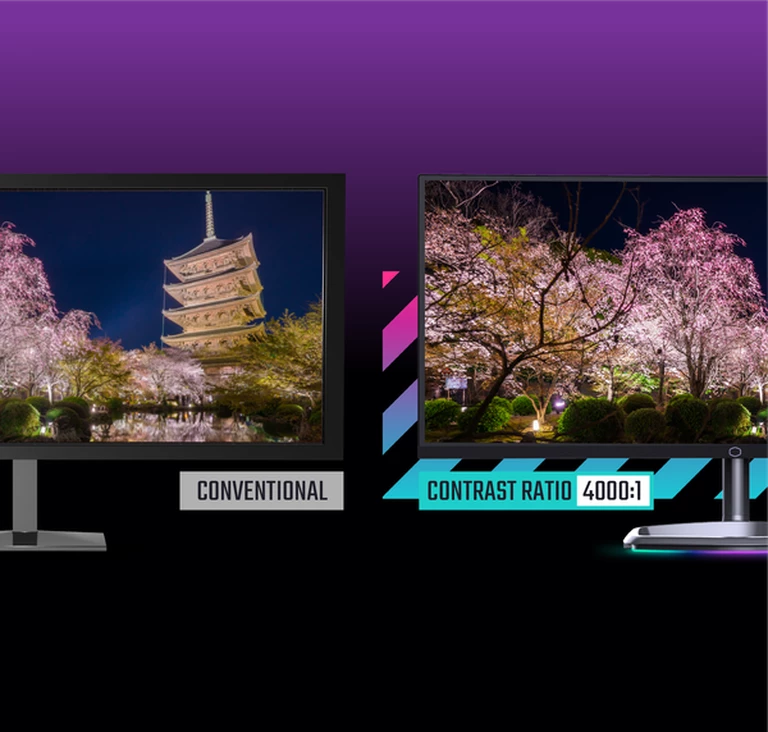 ENHANCED CONTRAST FOR DEEPER BLACKS