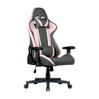 Caliber R1S Rose Gaming Chair - Rose White & Rose Gray