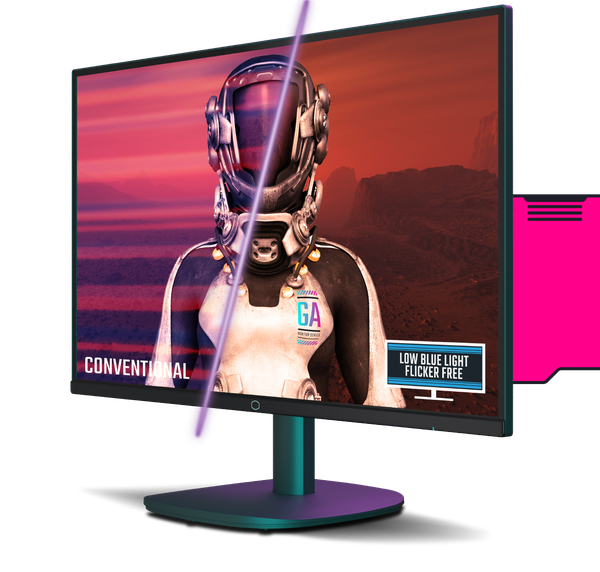 LOW BLUE LIGHT AND FLICKER FREE