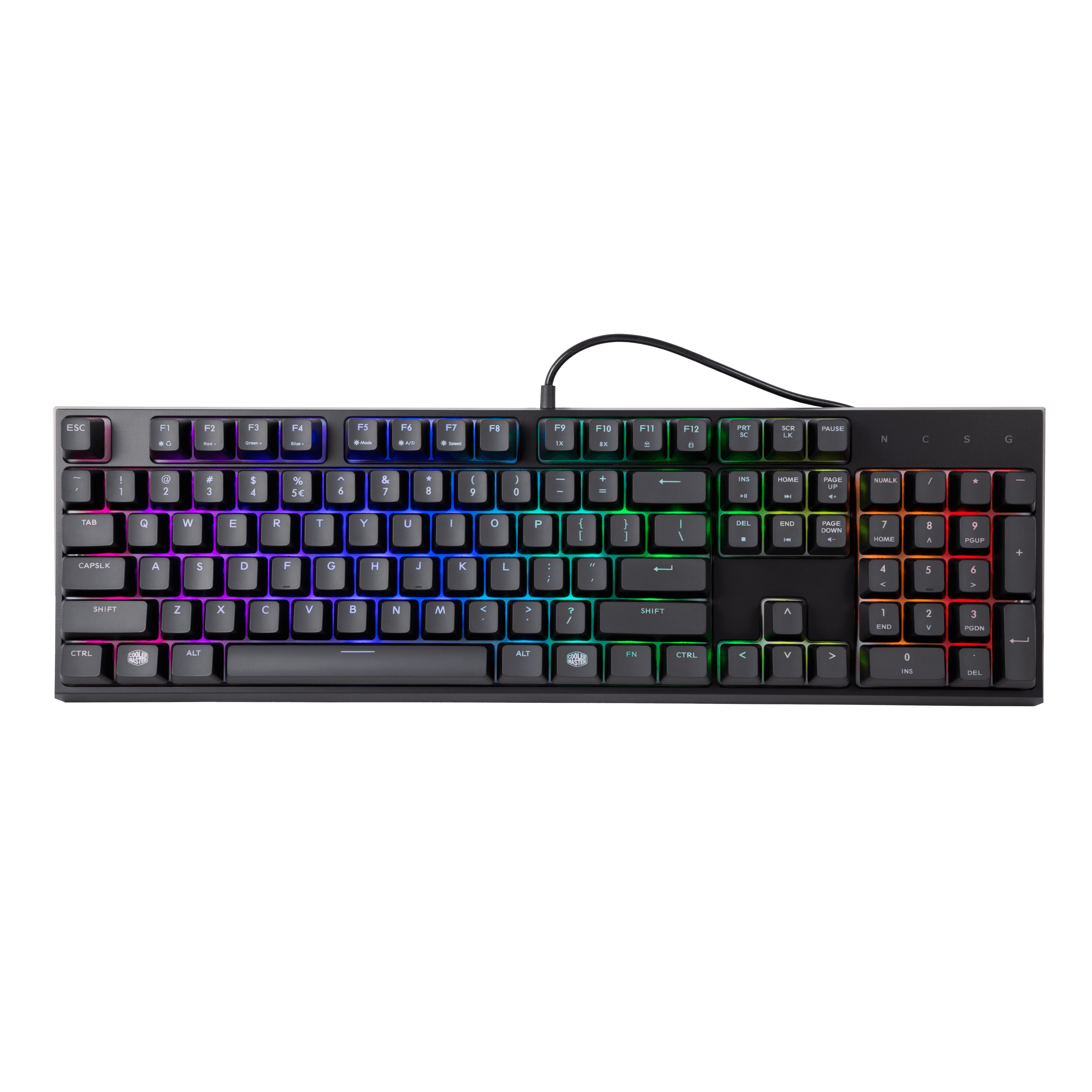 MasterKeys MK120 RGB Mechanical Gaming Keyboard image number 1