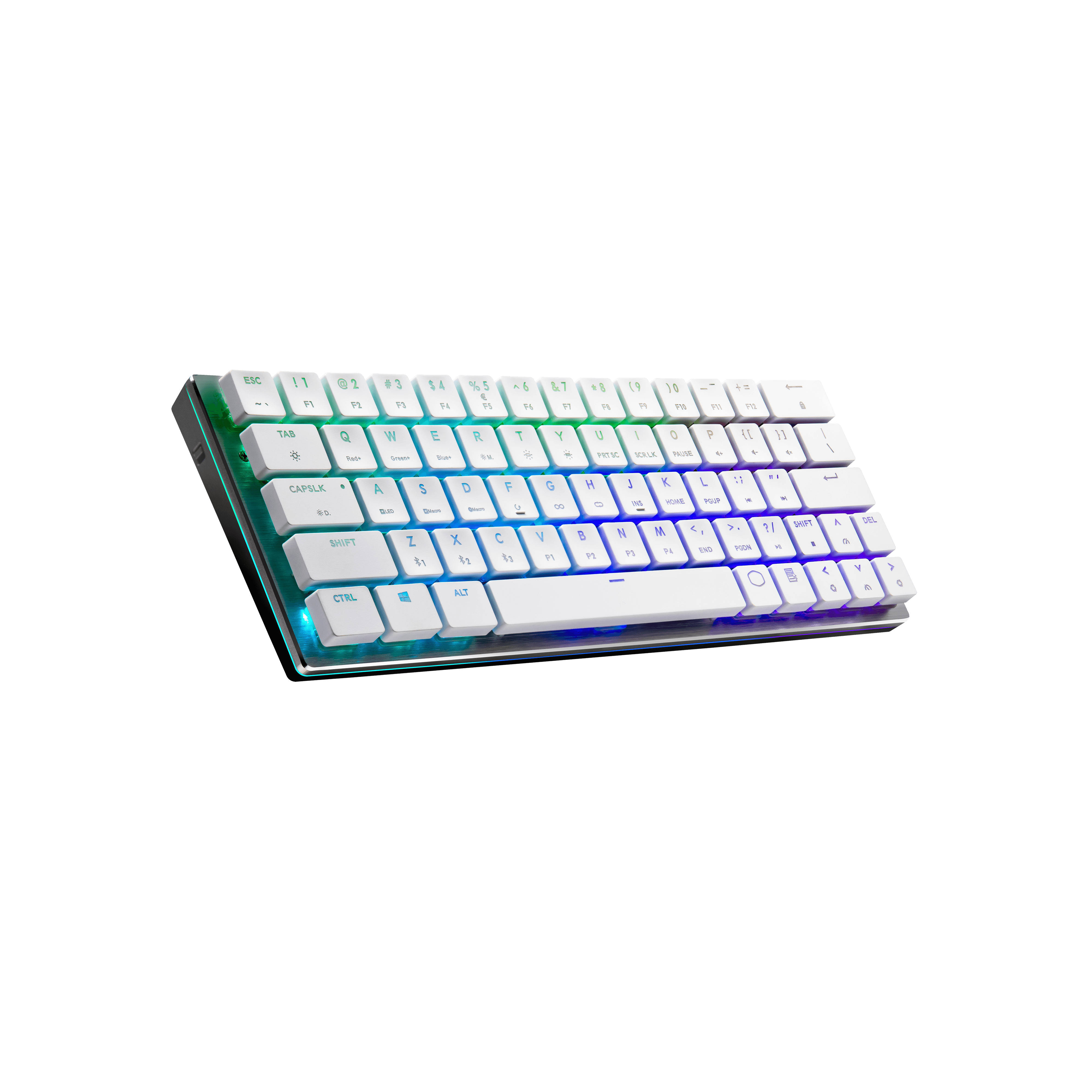 SK621 White Low Profile 60% Gaming Keyboard image number 0
