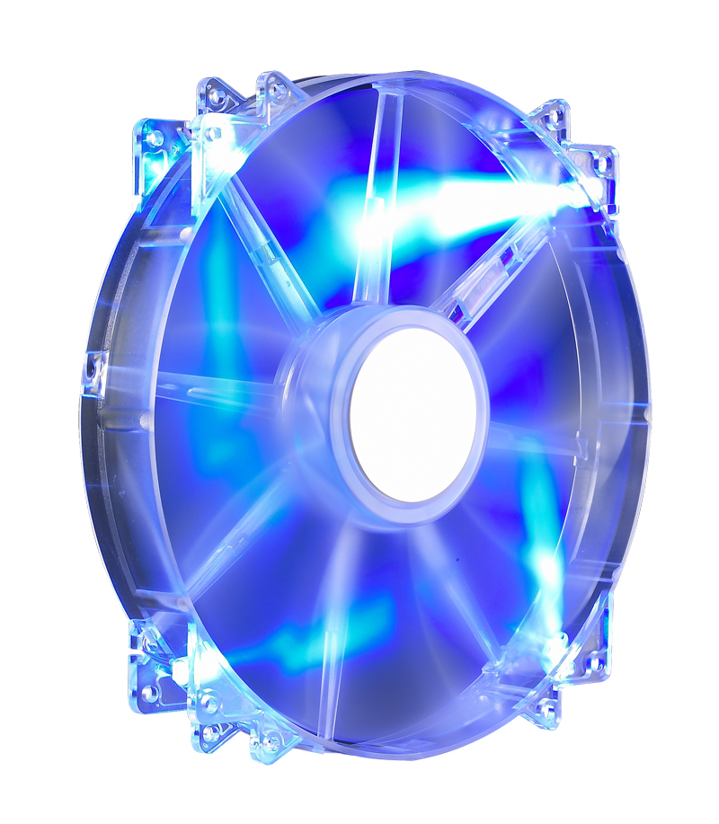 MegaFlow 200 Blue LED Silent Fan image number 0