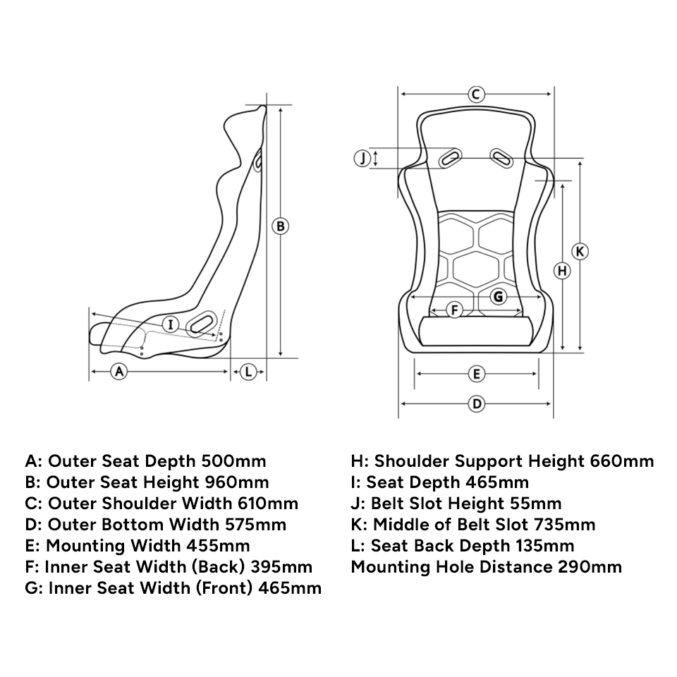 Dyn X Racing Seat XL image number 4