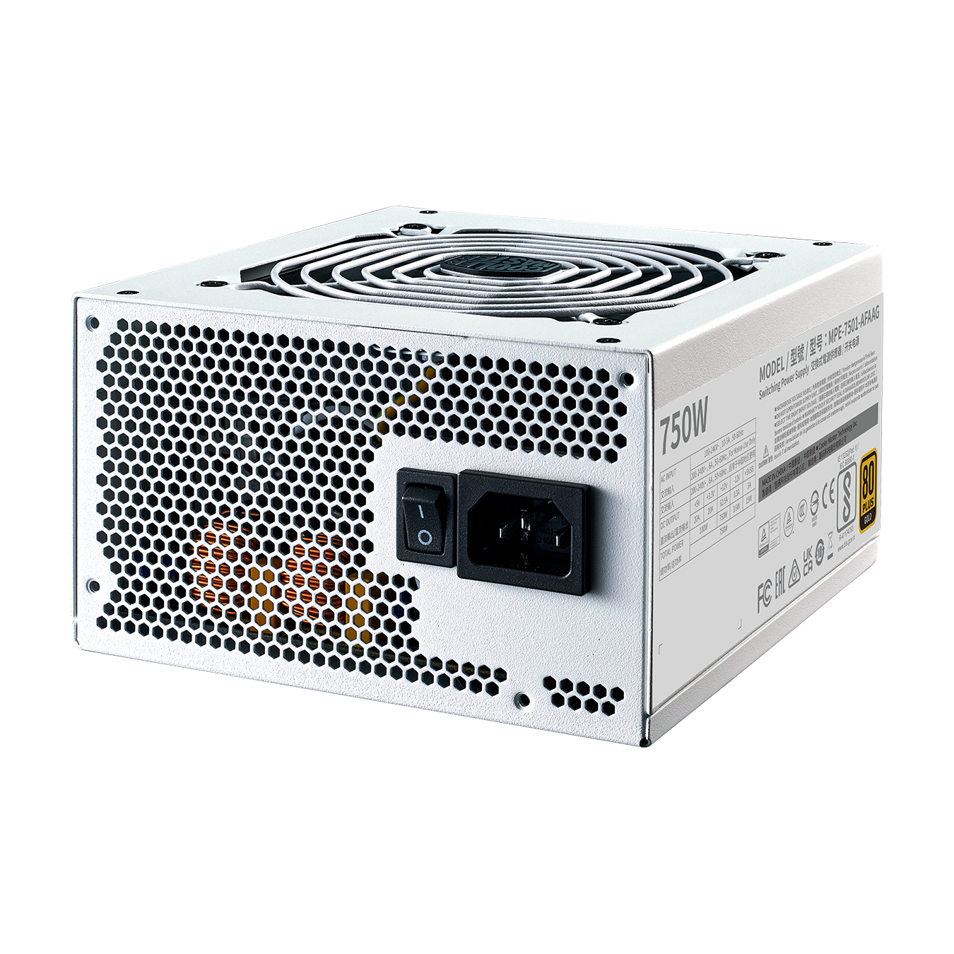 MWE Gold 750 V2 ATX 3.0 White Edition image number 1