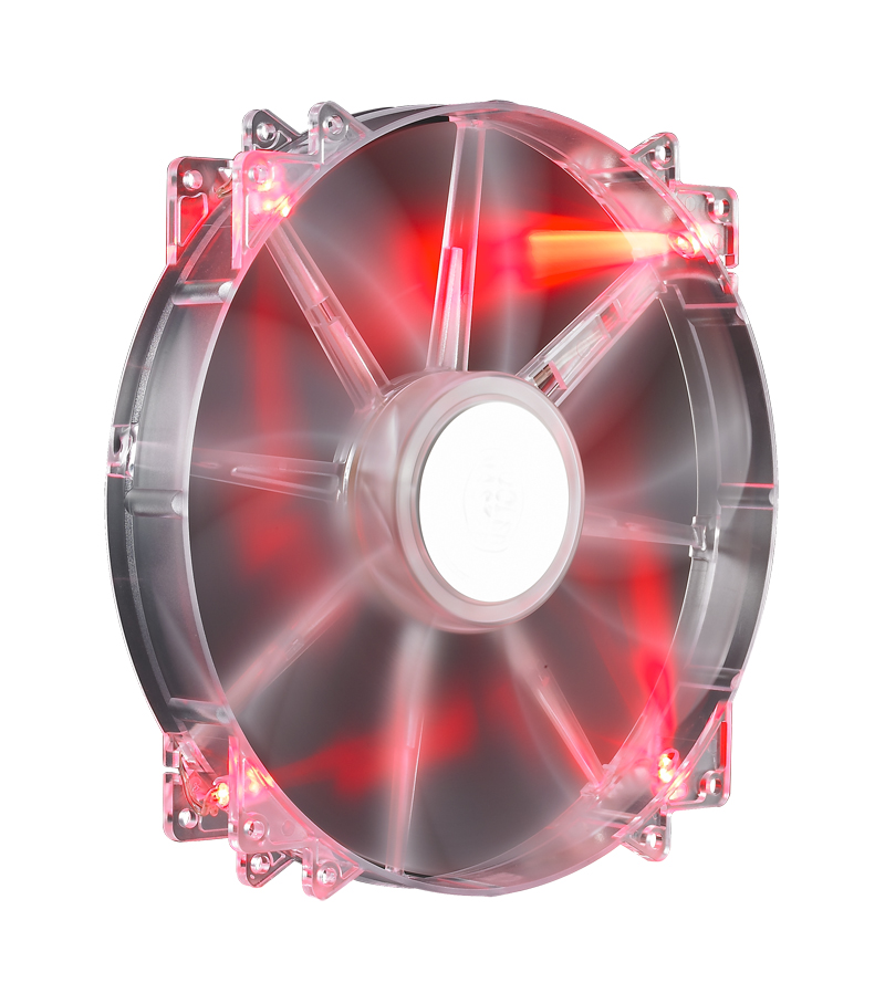 MegaFlow 200 Red LED Silent Fan image number 0