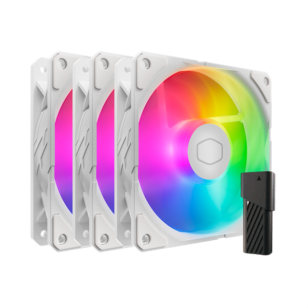 SickleFlow Edge 120 ARGB 3-pack Fan Kit White Edition