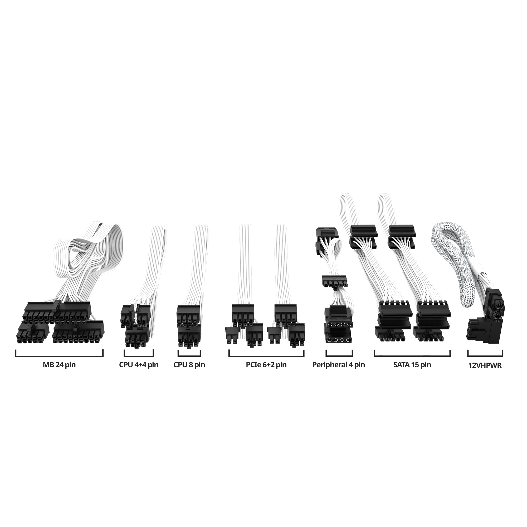 V SFX Gold 850 ATX 3.0 White Edition image number 8